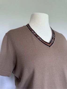 Naulover Barcelona Equestrian Horsebit V-Neck Top